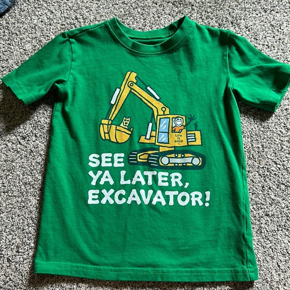 Life Is Good Other - Excavator Shirt